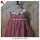 wholesale boutique red gingham lace dress
